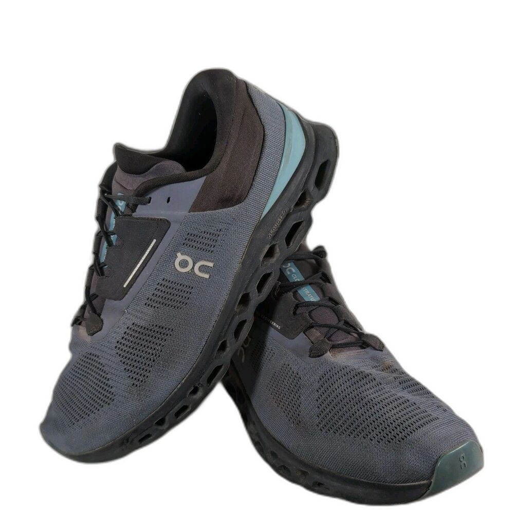 On Cloudstratus (3MD30111234) Metal/Wisteria Running Shoes Sneakers Men Size 13